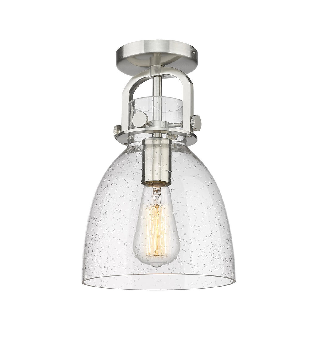 Innovations Downtown Urban 410-1F-SN-G412-8SDY Ceiling Light - Satin Nickel