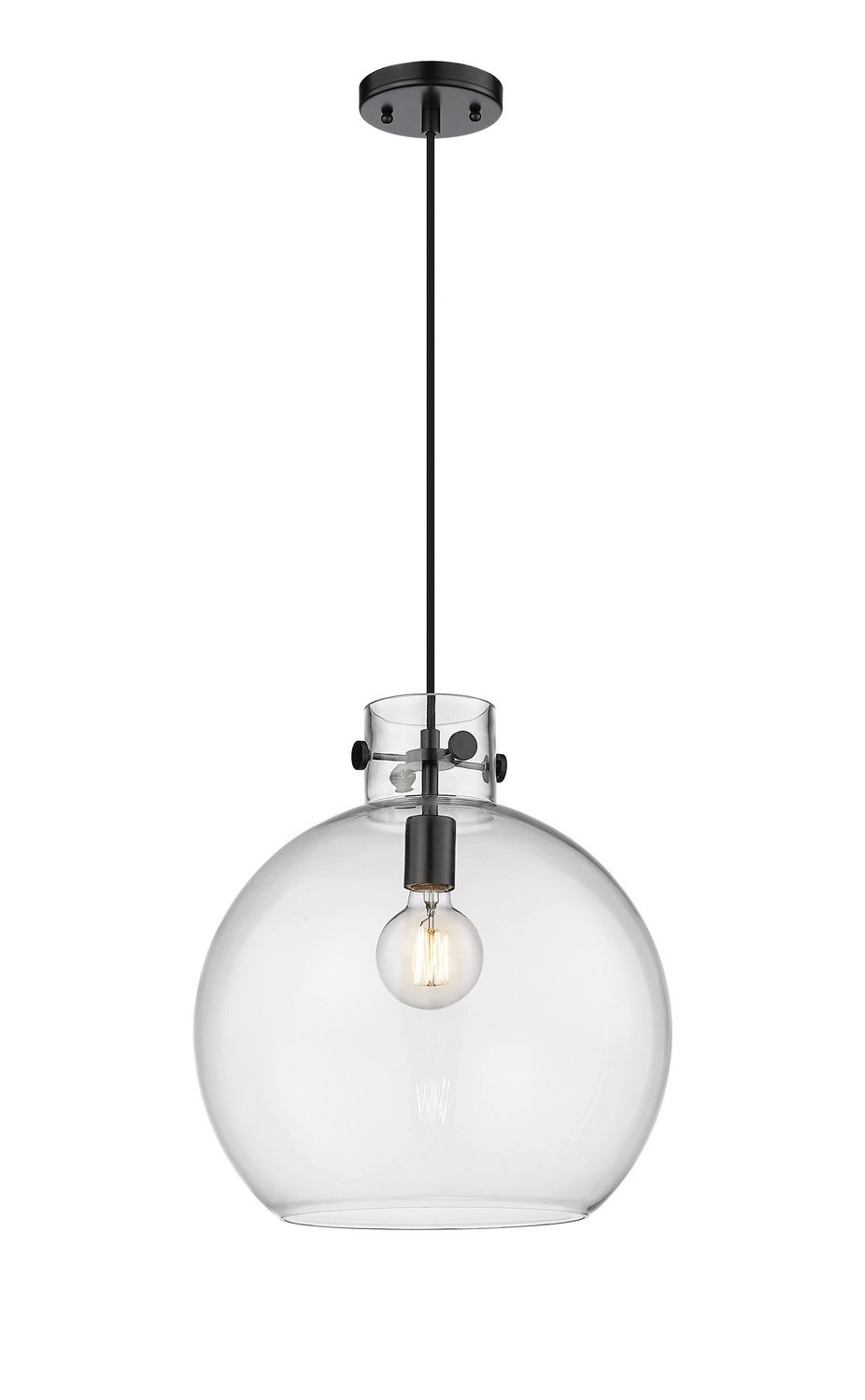 Innovations Downtown Urban 410-1PL-BK-G410-14CL Pendant Light - Matte Black
