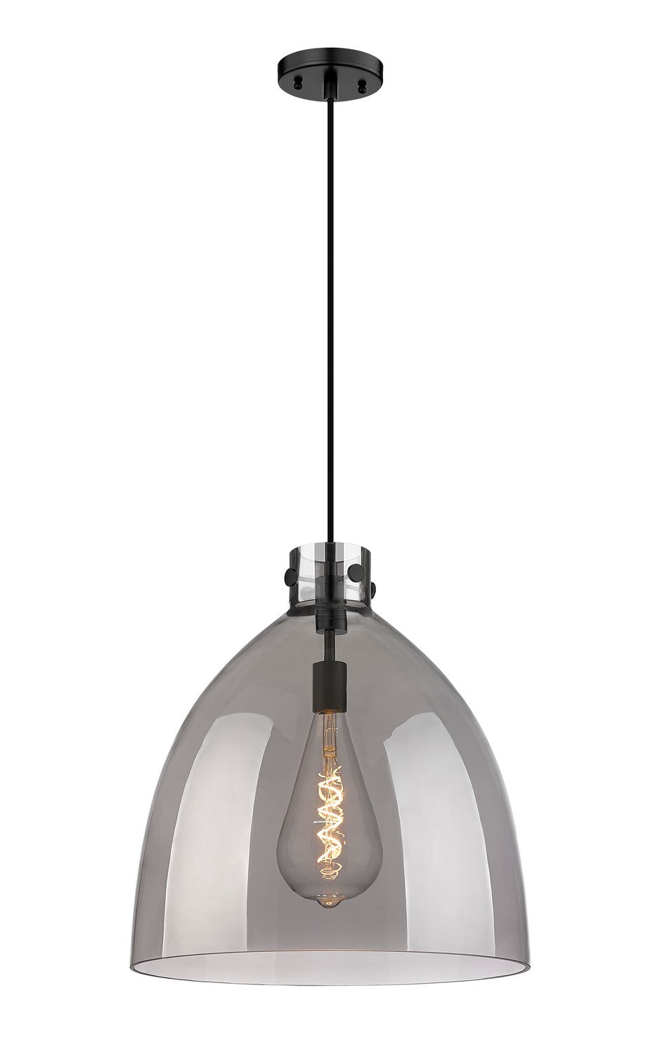 Innovations Downtown Urban 410-1PL-BK-G412-18SM Pendant Light - Matte Black