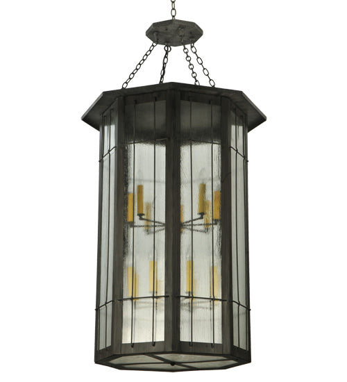 Meyda Tiffany Lighting 131145 West Albany 16 Light Pendant Decor Bronze / Dark