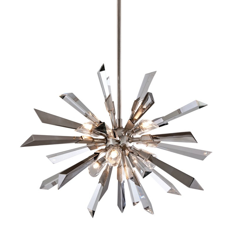 Corbett Inertia 140-46-WSL Chandelier Light - Warm Silver Leaf