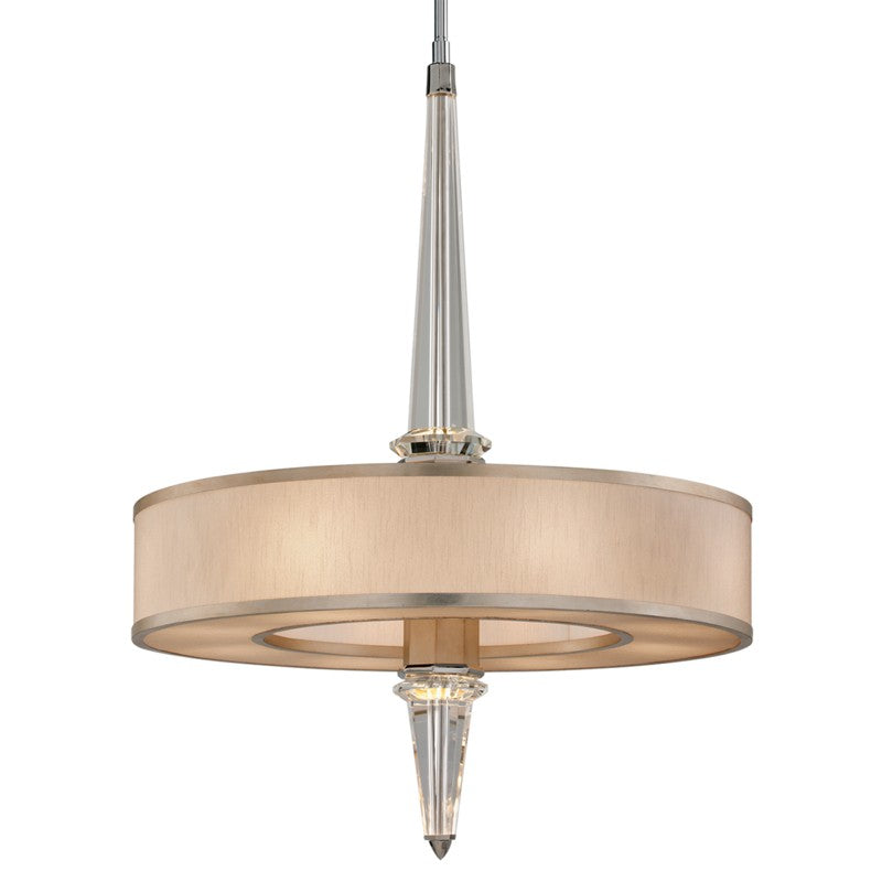 Corbett Harlow 166-48-WSL/SS Pendant Light - Warm Silver Leaf