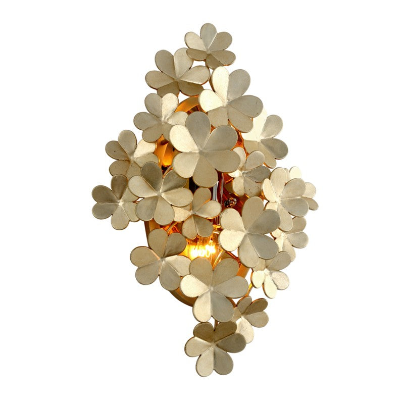 Corbett Gigi 261-14-WSL Wall Sconce Light - Warm Silver Leaf