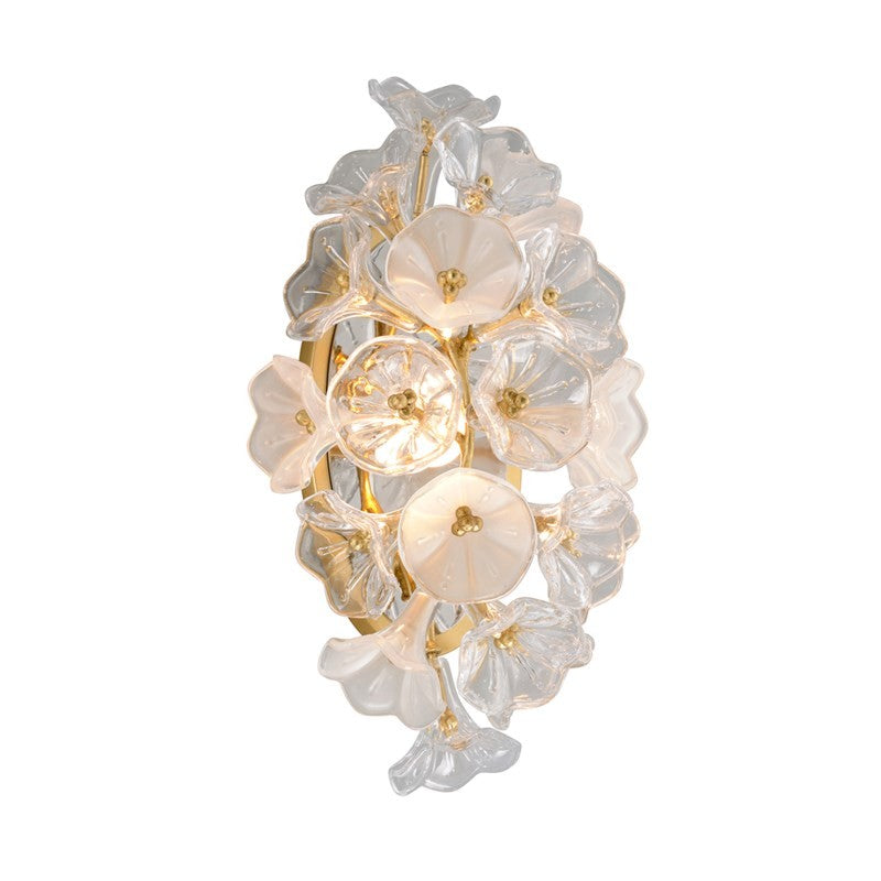 Corbett Jasmine 268-11-GL Wall Sconce Light - Gold Leaf