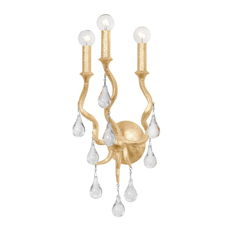 Corbett Aveline 414-03-GL Wall Sconce Light - Gold Leaf