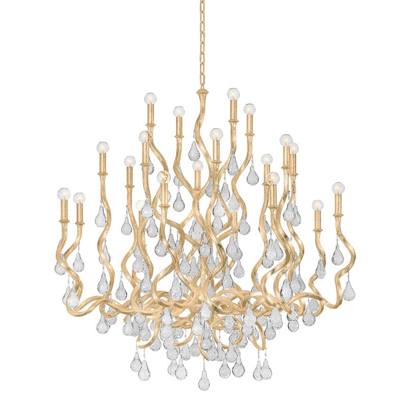 Corbett Aveline 414-48-GL Chandelier Light - Gold Leaf