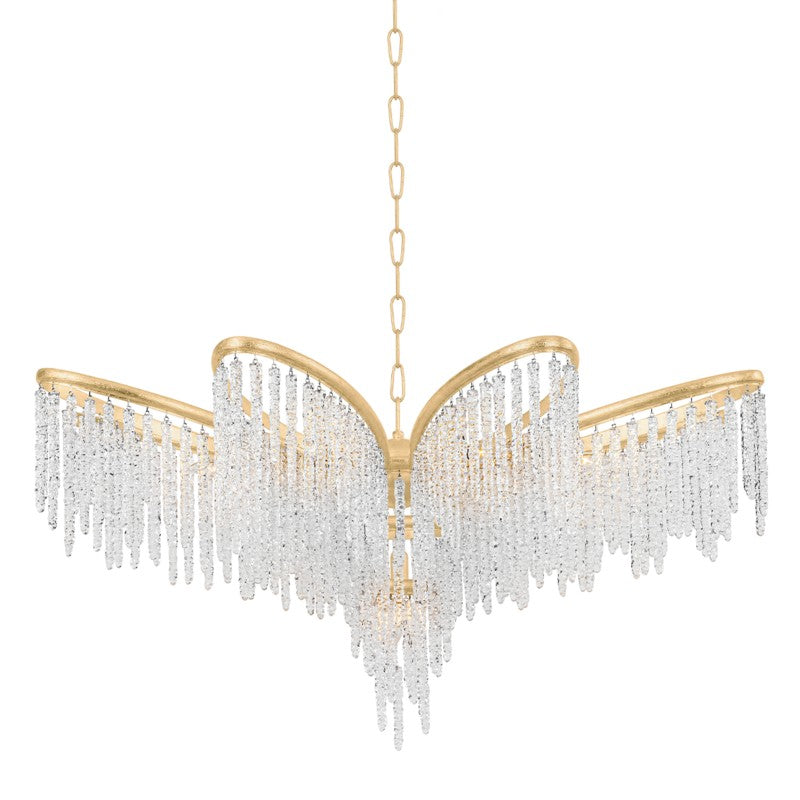 Corbett Pandora 415-48-GL Chandelier Light - Gold Leaf