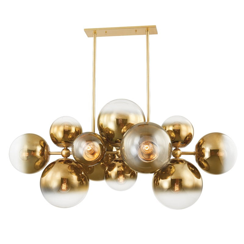 Corbett Kyoto 427-56-VPB Pendant Light - Vintage Polished Brass