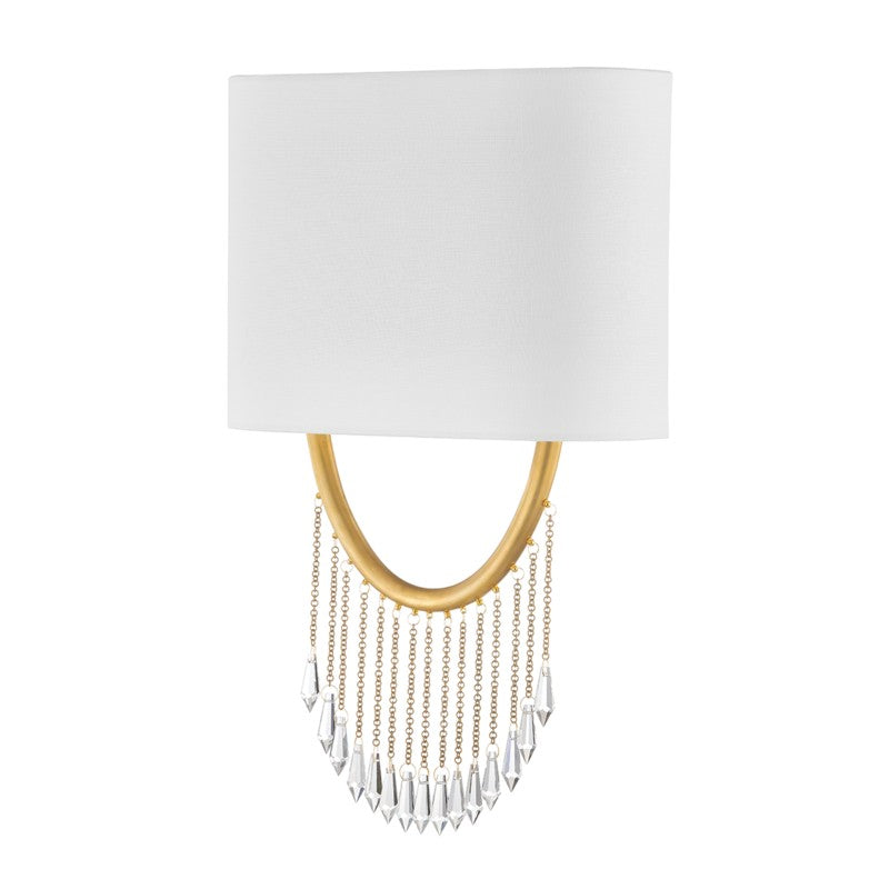 Corbett Francesca 439-19-VB Wall Sconce Light - Vintage Brass