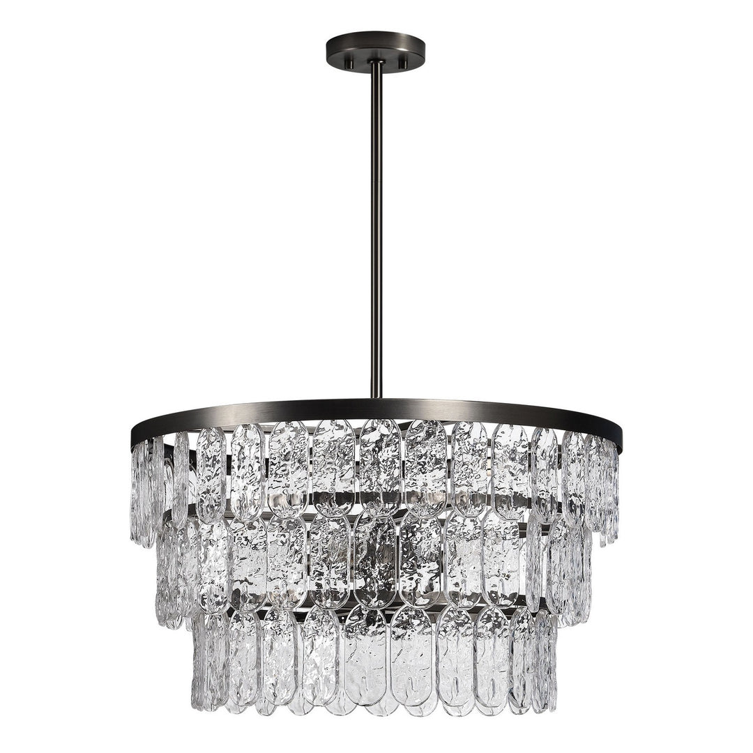 Renwil Solaris LPC4418 Chandelier Light - Gunmetal