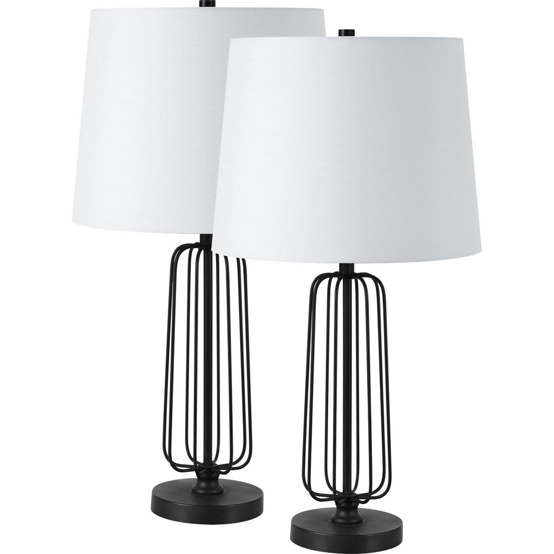 Renwil Lighting LPT1236-SET2 Shadia Table Lamp- Set Lamp Black