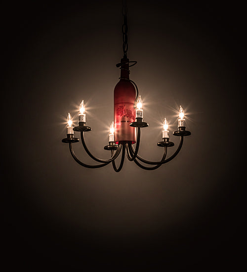 Meyda Tiffany Tuscan Vineyard 131185 Chandelier Light - Timeless Bronze
