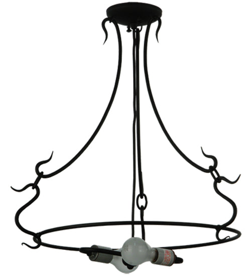 Meyda Tiffany Lighting 131192 Standford Two Light Serpentine Ring Utility Light Bronze / Dark