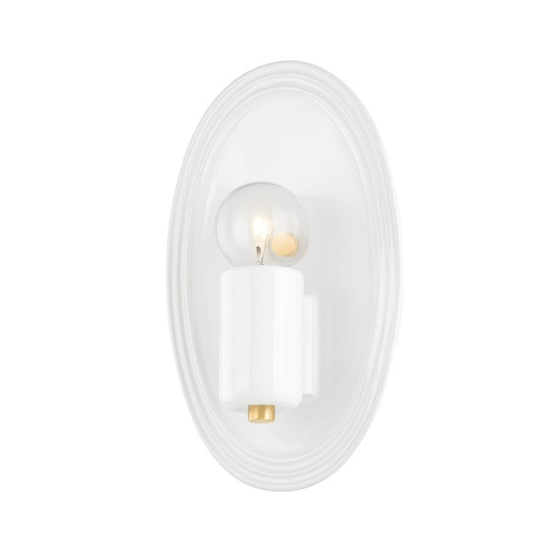 Mitzi Joyce H559101-AGB/CGW Wall Sconce Light - Aged Brass