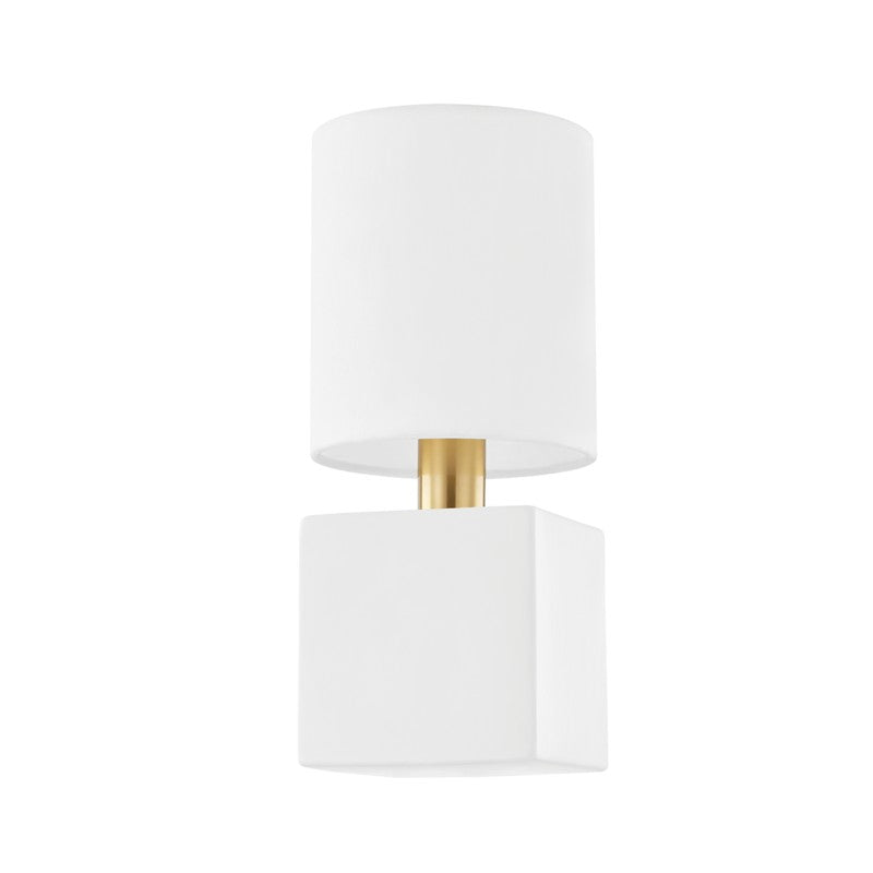 Mitzi Lighting H627101-AGB/CSW  Joey Lamp Aged Brass