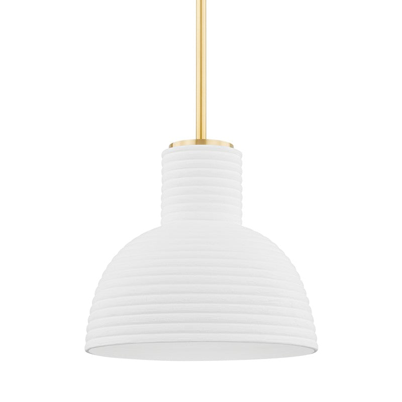 Mitzi Paloma H721701-AGB/CWW Pendant Light - Aged Brass