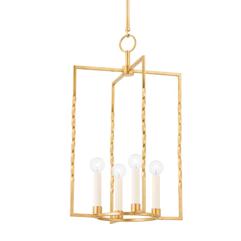 Mitzi Adelaide H731704L-VGL Pendant Light - Vintage Gold Leaf