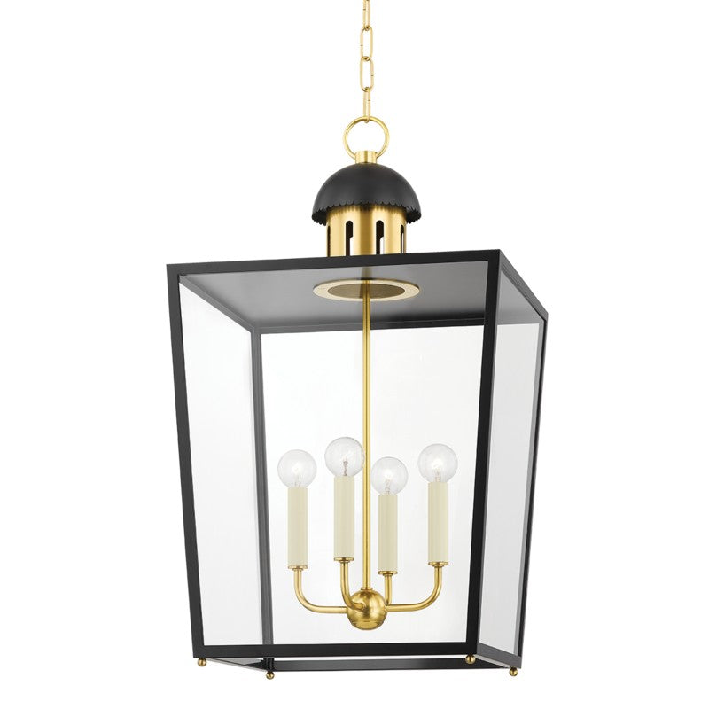 Mitzi June H737704L-AGB/SBK Pendant Light - Aged Brass