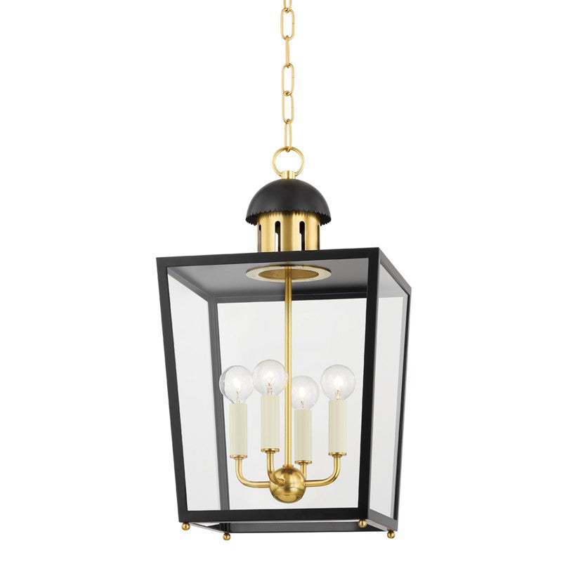 Mitzi June H737704S-AGB/SBK Pendant Light - Aged Brass