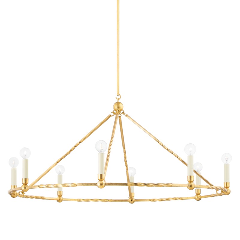 Mitzi Josephine H738808-VGL Chandelier Light - Vintage Gold Leaf