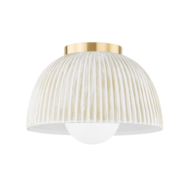 Mitzi Eloise H750501-AGB/CWW Ceiling Light - Aged Brass