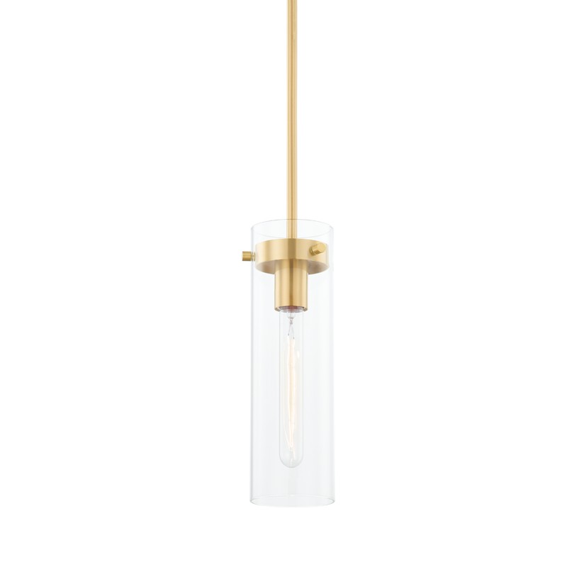 Mitzi Haisley H756701S-AGB Pendant Light - Aged Brass