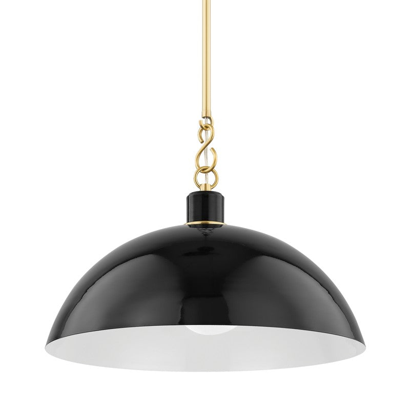 Mitzi Camille H769701L-AGB/GBK Pendant Light - Aged Brass