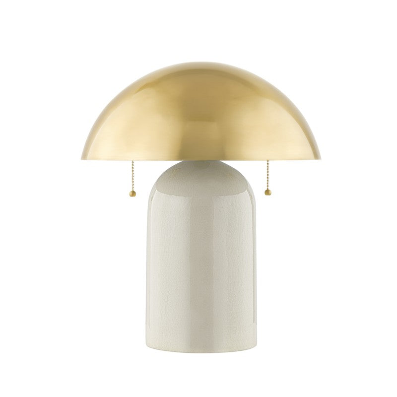 Mitzi Lighting HL777201-AGB/CLC Modern Gaia Lamp Aged Brass