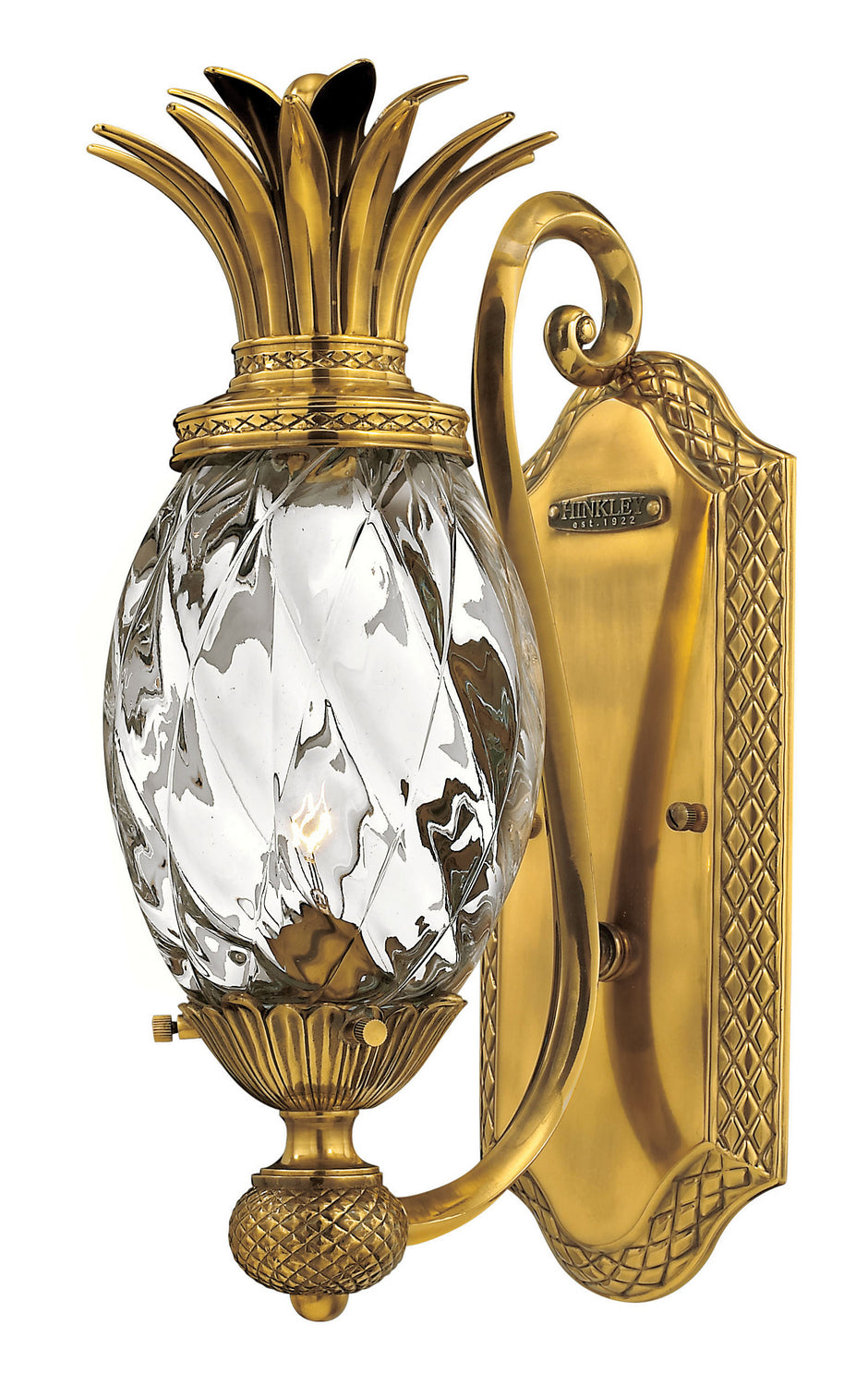 Hinkley Plantation 4140BB Wall Sconce Light - Burnished Brass