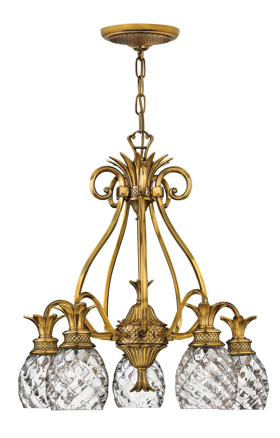 Hinkley Plantation 4885BB Chandelier Light - Burnished Brass