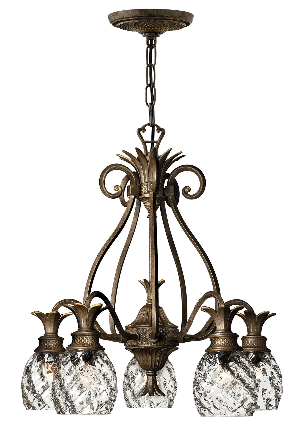 Hinkley Plantation 4885PZ Chandelier Light - Pearl Bronze