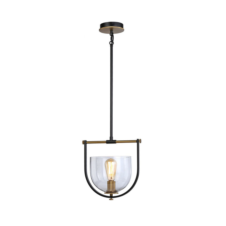 Artcraft Cheshire AC11741BB Pendant Light - Black & Brass