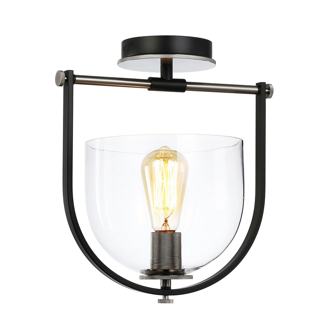 Artcraft Cheshire AC11743NB Ceiling Light - Black & Nickel