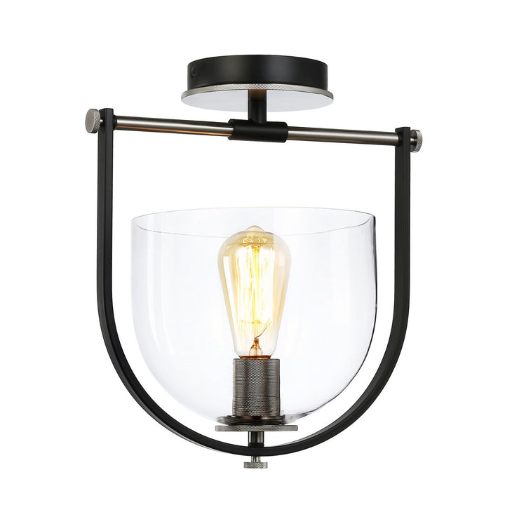 Artcraft Cheshire AC11743NB Ceiling Light - Black & Nickel