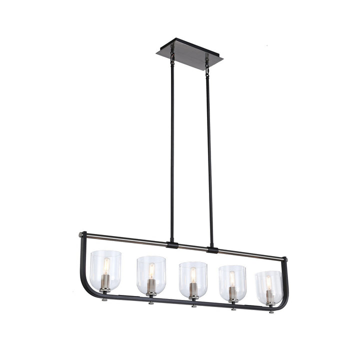 Artcraft Cheshire AC11745NB Pendant Light - Black & Nickel