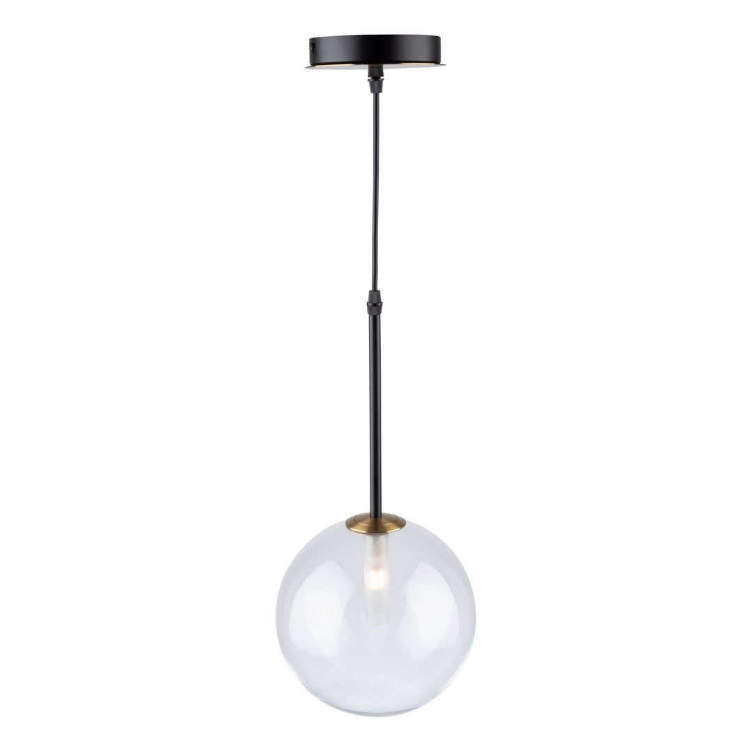 Artcraft Aurelia AC11761VB Pendant Light - Matte Black & Brass