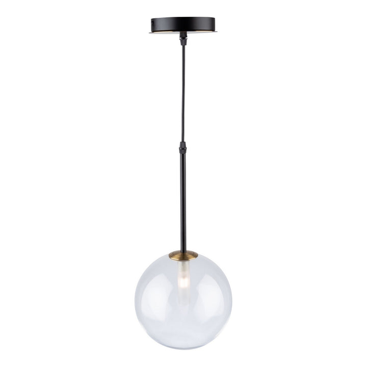 Artcraft Aurelia AC11761VB Pendant Light - Matte Black & Brass