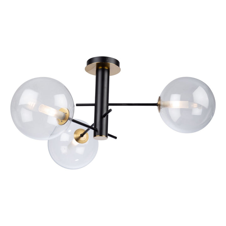 Artcraft Aurelia AC11763VB Ceiling Light - Matte Black & Brass