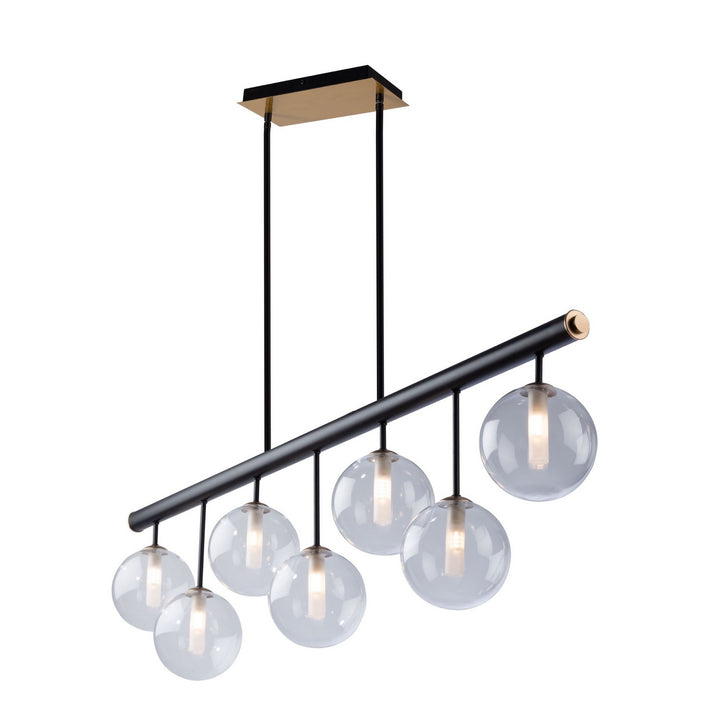 Artcraft Aurelia AC11767VB Pendant Light - Matte Black & Brass