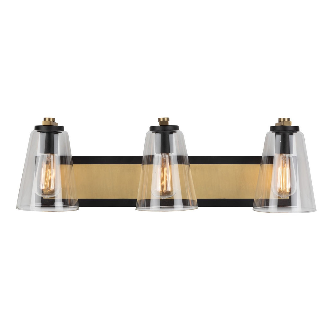 Artcraft Treviso AC11793BB Bath Vanity Light 26 in. wide - Black & Brass