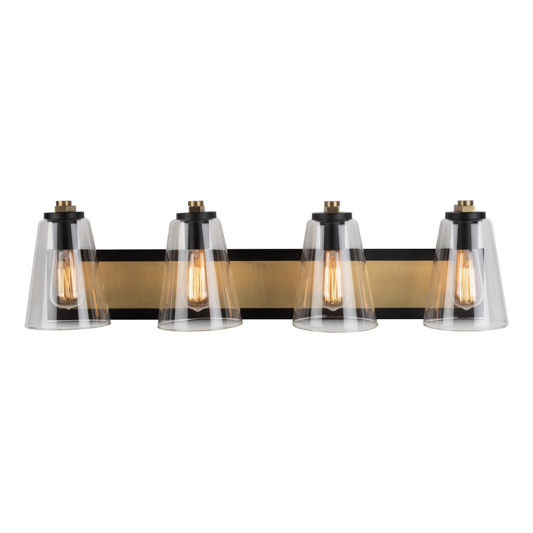 Artcraft Treviso AC11794BB Bath Vanity Light 31 in. wide - Black & Brass