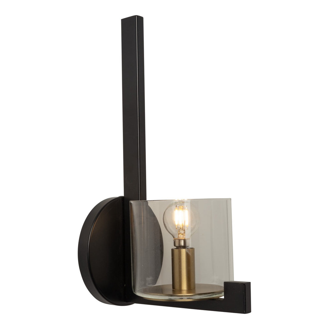 Artcraft Salinas AC11820BB Wall Light - Black and Brass