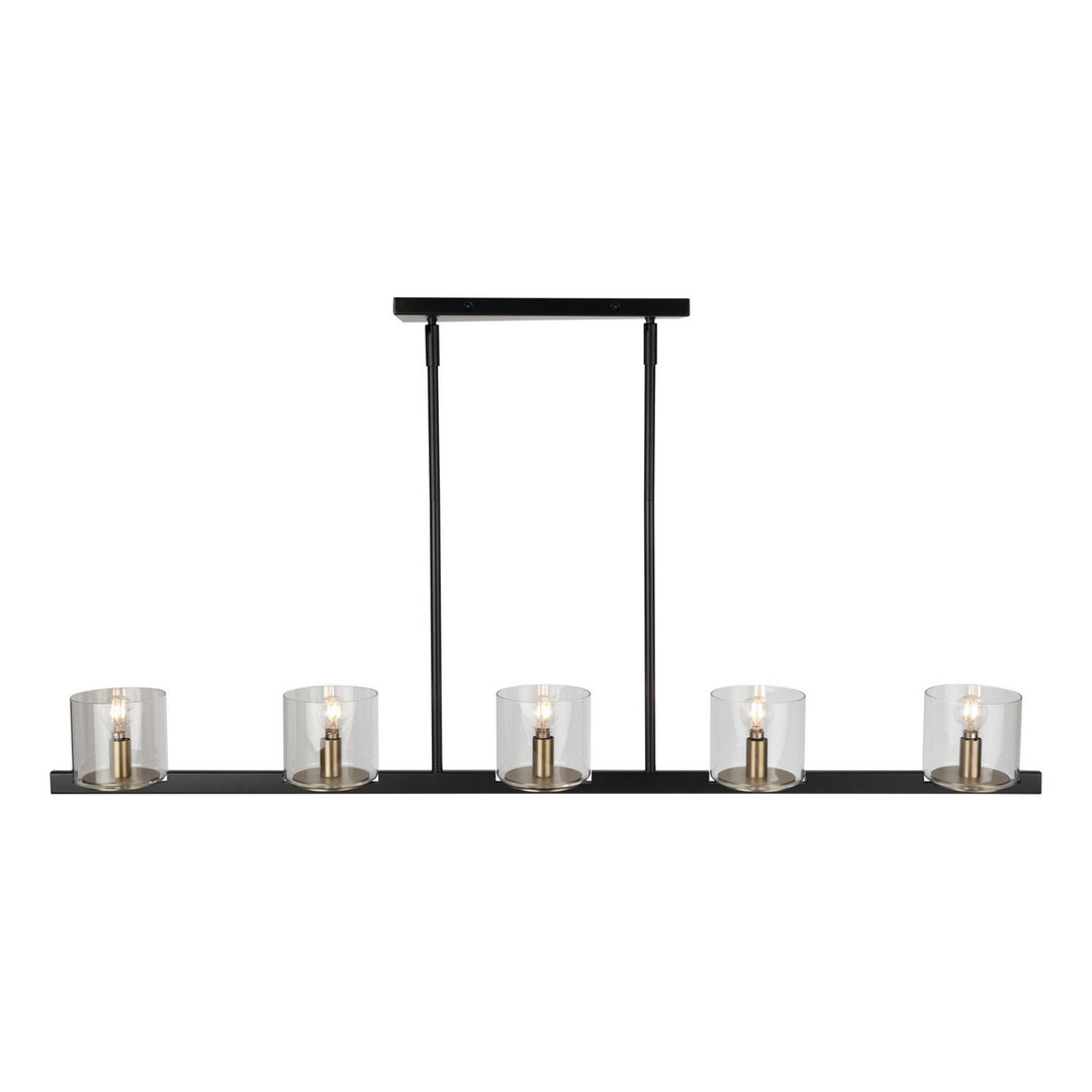 Artcraft Salinas AC11825BB Pendant Light - Black and Brass