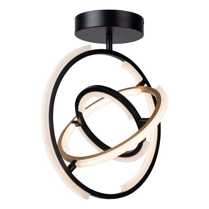 Artcraft Trilogy AC6745BB Ceiling Light - Black & Brass