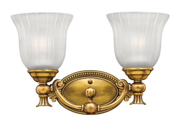 Hinkley Francoise 5582BB Bath Vanity Light 15 in. wide - Burnished Brass