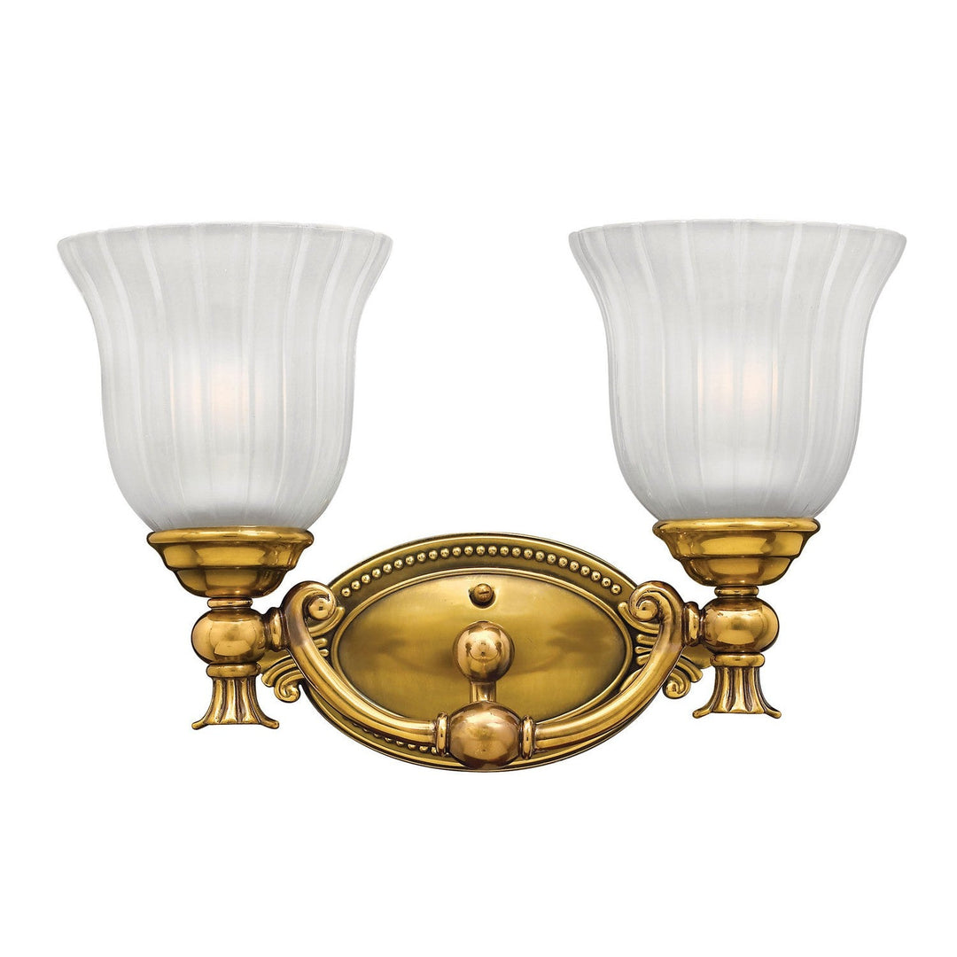 Hinkley Francoise 5582BB Bath Vanity Light 15 in. wide - Burnished Brass