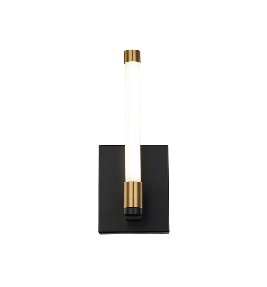 Artcraft Infiniti SC13081BB Wall Light - Matte Black & Brass