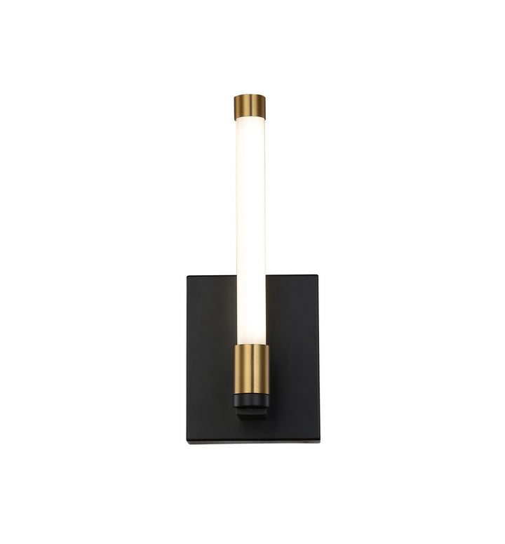 Artcraft Infiniti SC13081BB Wall Light - Matte Black & Brass