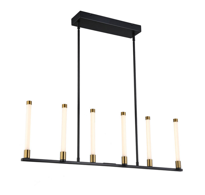 Artcraft Infiniti SC13086BB Pendant Light - Matte Black & Brass