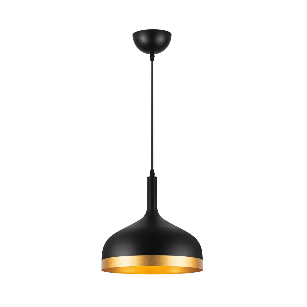 Artcraft Dash SC13350BK Pendant Light - Black & Gold